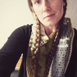 Make Local Habit - Love this beautiful crocheted beehive patterned wrap scarf!! I didn't buy it but it sure is pretty!!