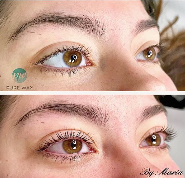 Pure Wax & Lash Logo
