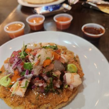 Holbox - Smoked Kanpachi Tostada - Latin American Near Me - Los Angeles, California