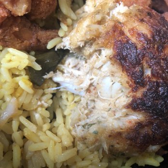 Lulu's Express - Super meaty crab cake - Chicken Wings Near Me - Charlotte, North Carolina