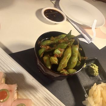 Dojo Sushi - Spicy Garlic Edamame - Sushi Bars Near Me - Los Angeles, California Dojo Sushi - Spicy Garlic Edamame - Sushi Bars Near Me - Los Angeles, California