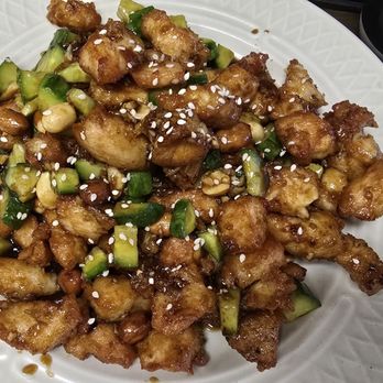 Moon Bay - Kung Pao Diced Chicken! Super dry chicken! - Chinese Near Me - Costa Mesa, California Moon Bay - Kung Pao Diced Chicken! Super dry chicken! - Chinese Near Me - Costa Mesa, California