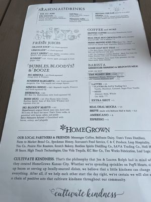Menu photo 2 HomeGrown - Merriam Merriam, KS Menu photo 2 HomeGrown - Merriam Merriam, KS