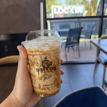 Sana'a Cafe - biscoff latte - Cafes Near Me - Hayward, California Sana'a Cafe - biscoff latte - Cafes Near Me - Hayward, California