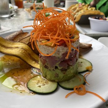 C Level - Ahi, crab & avocado stack - New American Near Me - San Diego, California C Level - Ahi, crab & avocado stack - New American Near Me - San Diego, California