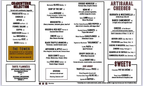 Menu photo 4 Aldo Sohm Wine Bar New York, NY