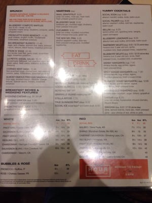 Menu photo 1 Browns Socialhouse Chestermere, AB