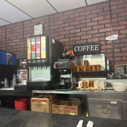 Behind the counter