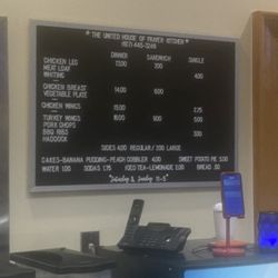 United House of Prayer - Menu!