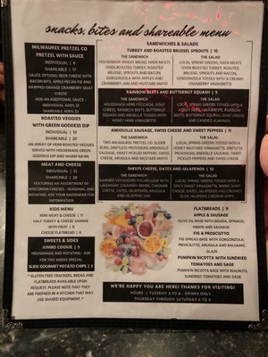 Menu photo 1 313 Dodge Kaukauna, WI