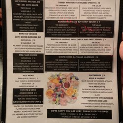 Menu from 12/16/2022