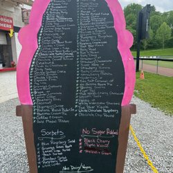 Ancaster Little League - Ice Cream Flavour Board