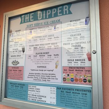 The Dipper - Menu - Ice Cream & Frozen Yogurt Near Me - Cincinnati, Ohio The Dipper - Menu - Ice Cream & Frozen Yogurt Near Me - Cincinnati, Ohio