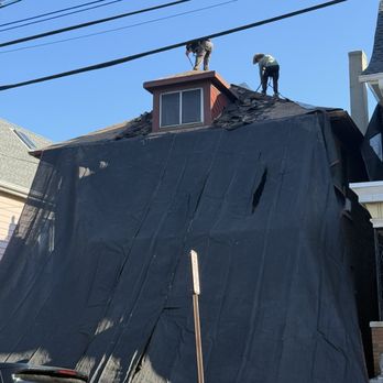 Landstar Construction - 3 layers of shingles being removed - Roofing Near Me - Cliffside Park, New Jersey Landstar Construction - 3 layers of shingles being removed - Roofing Near Me - Cliffside Park, New Jersey