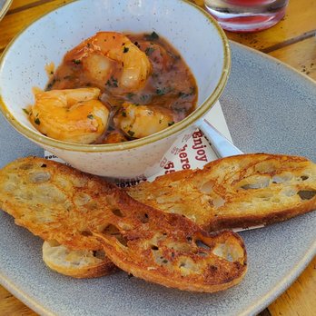 Bar Bocce - Spicy Prawns: red chili, garlic, lemon ($15) - Pizza Near Me - Sausalito, California Bar Bocce - Spicy Prawns: red chili, garlic, lemon ($15) - Pizza Near Me - Sausalito, California