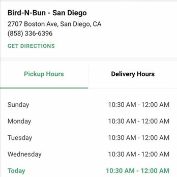 Bird-N-Bun - Hours - Fast Food Near Me - San Diego, California Bird-N-Bun - Hours - Fast Food Near Me - San Diego, California