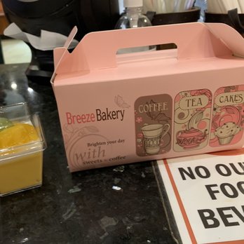 Breeze Bakery Cafe - Mango pudding and cute carrying case - Bakeries Near Me - Annandale, Virginia