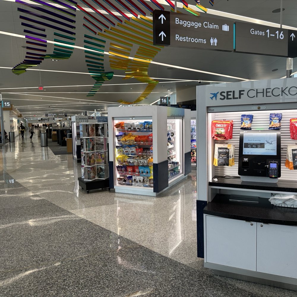 Frederick W. Smith International Airport - MEM - Love the self checkout snack and necessities area! - Airports Near Me - Memphis, Tennessee