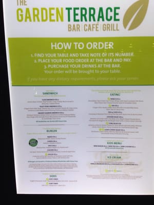 Menu photo 1 The Garden Terrace Dublin, D Menu photo 1 The Garden Terrace Dublin, D