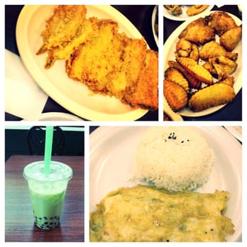 Mr Fish & Chips - My sister used pic stitch to put most of the food we ordered together - Fish & Chips Near Me - Simi Valley, California