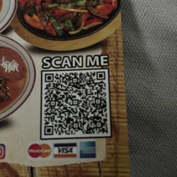 Menu QR code