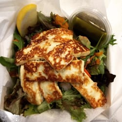 Dough! - Grilled Halloumi Cheese Salad