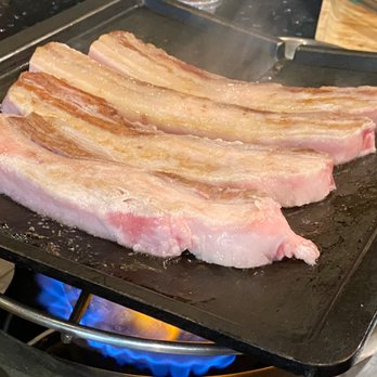 Ssam Tong - Thick cut pork belly smells like heaven - Korean Near Me - Flushing, New York