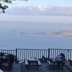 Dahon at Mesa - Overlook from patio while eating.