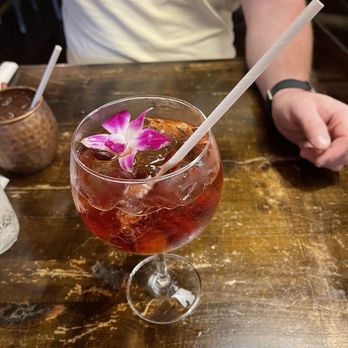 Blacksmith Bar & Restaurant - Strawberry rose sangria on the sticky table that needed an extra wipe down - Bars Near Me - Berlin, Maryland Blacksmith Bar & Restaurant - Strawberry rose sangria on the sticky table that needed an extra wipe down - Bars Near Me - Berlin, Maryland