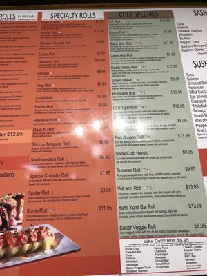 Menu photo 5 Bonzai Sushi Express Chalmette, LA Menu photo 5 Bonzai Sushi Express Chalmette, LA