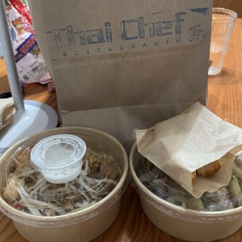 Thai Chef Jr - Pad Thai and pad seew with Thai fried mango roll - Thai Near Me - Dumont, New Jersey