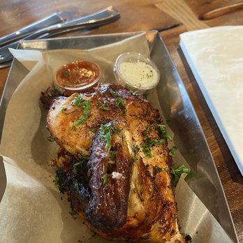 Mazra - Garlic Rotisserie Chicken 1/2 - Middle Eastern Near Me - San Bruno, California Mazra - Garlic Rotisserie Chicken 1/2 - Middle Eastern Near Me - San Bruno, California