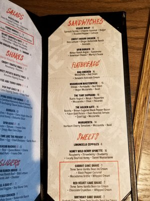 Menu photo 2 SPIN San Francisco San Francisco, CA