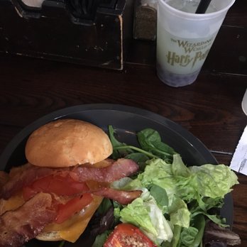 Leaky Cauldron™ - Gluten free chicken sandwich - British Near Me - Orlando, Florida Leaky Cauldron™ - Gluten free chicken sandwich - British Near Me - Orlando, Florida