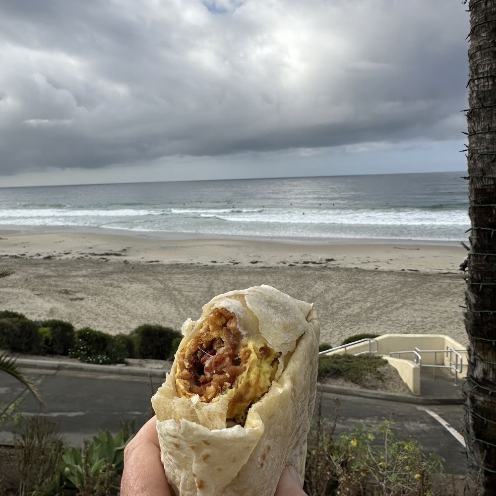 Young's Beach Shack - My breakfast burrito (just eggs and bacon) - Breakfast & Brunch Near Me - Dana Point, California Young's Beach Shack - My breakfast burrito (just eggs and bacon) - Breakfast & Brunch Near Me - Dana Point, California