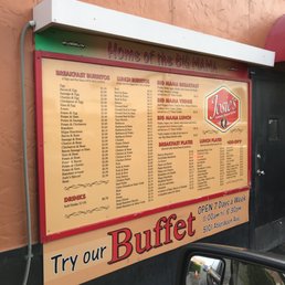 the menu the menu