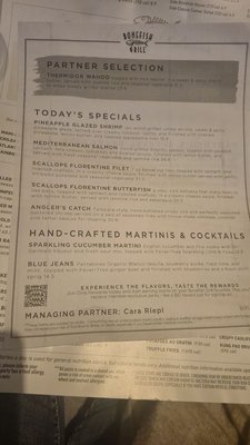 Menu photo 2 Bonefish Grill Brick, NJ