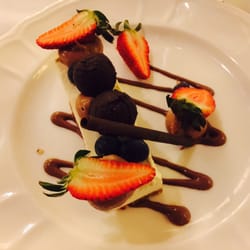 The Courthouse Restaurant - Vanilla bean cheesecake!