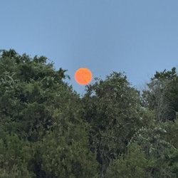 Last Drive In Picture Show - Full moon just before nightfall