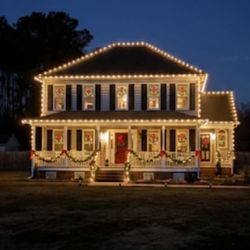 Wright's Lights - Wright's lights sent this photo saying this is what your house will look like once they are done with it.