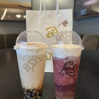 Heytea - Supreme brown sugar bobo milk tea, cloud crisp grape - IG @bougiefoodieboi - Juice Bars & Smoothies Near Me - Seattle, Washington Heytea - Supreme brown sugar bobo milk tea, cloud crisp grape - IG @bougiefoodieboi - Juice Bars & Smoothies Near Me - Seattle, Washington