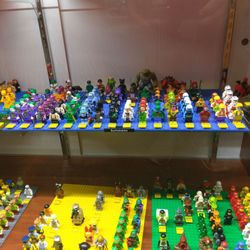 Minifigs, loose bricks, new sets, old sets, everything the Lego aficionado could want!