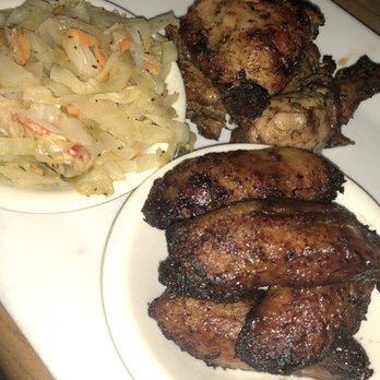 Cutlass Grille - Jerk chicken (dark meat), cabbage, plantain - Caribbean Near Me - Chesapeake, Virginia Cutlass Grille - Jerk chicken (dark meat), cabbage, plantain - Caribbean Near Me - Chesapeake, Virginia