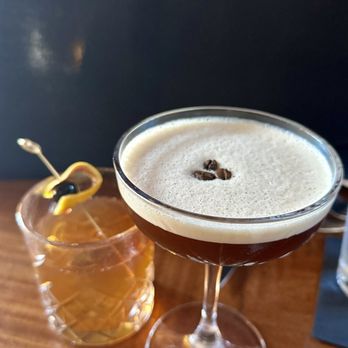 Hearsay Market Square - Hearsay Old Fashioned and the Espresso Martini. - Lounges Near Me - Houston, Texas Hearsay Market Square - Hearsay Old Fashioned and the Espresso Martini. - Lounges Near Me - Houston, Texas