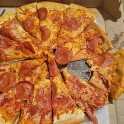 Pat's Pizzeria - Asked to replace my grandson else whose 3 and love pizza starts making gaging sound and says Mommom it's nasty