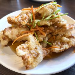 Sweet sour guo bao rou