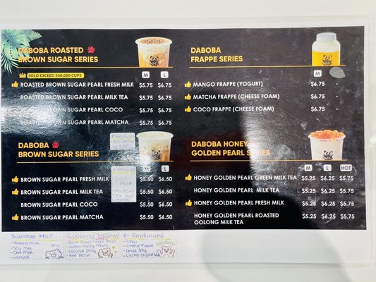 Menu photo 4 Daboba Chicago, IL