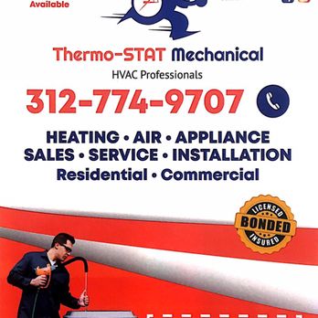Thermo-STAT Mechanical - A/C Check and Cleaning starting at $99.00 - Heating & Air Conditioning/HVAC Near Me - Downers Grove, Illinois Thermo-STAT Mechanical - A/C Check and Cleaning starting at $99.00 - Heating & Air Conditioning/HVAC Near Me - Downers Grove, Illinois