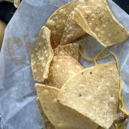 Dry cardboard chips Dry cardboard chips