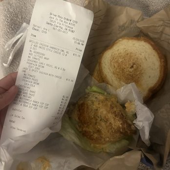 Jack in the Box - Another WRONG order - receipt clearly shows I asked for two slices of cheese and lettuce wrapped and what did I get? Bread and NO cheese. - Burgers Near Me - Santa Clarita, California Jack in the Box - Another WRONG order - receipt clearly shows I asked for two slices of cheese and lettuce wrapped and what did I get? Bread and NO cheese. - Burgers Near Me - Santa Clarita, California